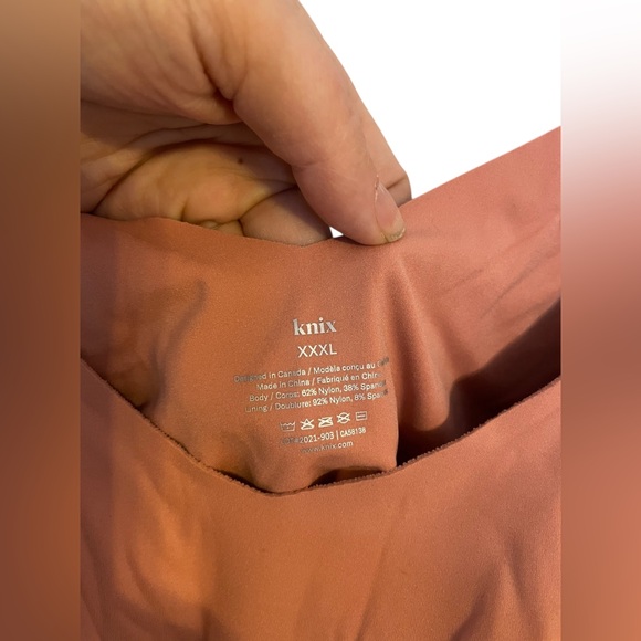 Knix LuxeLift Scoop Neck Tank Pink XXXL - Picture 3 of 5